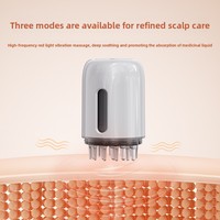 Applicateur de médicaments pour le cuir chevelu, rouleau de massage électrique à lumière rouge, peigne de massage des méridiens, EMS, solution de croissance des cheveux au Minoxidil, appareil automatique