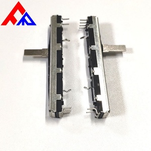 Potenciómetro Deslizante de Alta Calidad, 10K 50K 100K Ohmios, Lineal, de Metal, con Película de Carbono, 45mm, 20% de Tolerancia, 0.25W, para Audio - Product Image 4