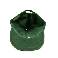 Terlaris topi Snapback korduroi 6 Panel topi datar tidak terstruktur pinggiran hijau bendera bordir gaya jalan karakter untuk penggunaan luar ruangan