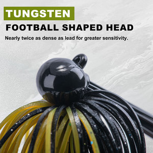 <span class=keywords><strong>Jig</strong></span> de pêche à la ligne en tungstène avec jupe, <span class=keywords><strong>pour</strong></span> la pêche au bar, lot de 8 pièces - Product Image 4