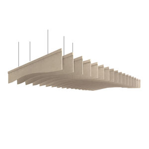 <span class=keywords><strong>Pannelli</strong></span> Acustici Curvi Personalizzati dal Design Grafico Moderno, Assorbenti Acustici in Poliestere, Baffle Fonoassorbente Sospeso a <span class=keywords><strong>Soffitto</strong></span> - Product Image 1