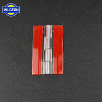 Wugeon Excellent DIY Handmade Transparent Polished Flat Washer Self-Adhesive Hinge Punch-Free Velcro Folding Fastener Acrylic