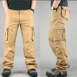 Pantaloni Cargo da Uomo Personalizzati all'Ingrosso, Stile Europeo e Americano Retrò e Trendy, Modello Largo con Tasche Multiple - Product Image 3