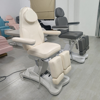Lit de beauté électrique à 5 moteurs, à jambes séparées, réglable, fauteuil de salon de beauté, équipement professionnel de spa facial