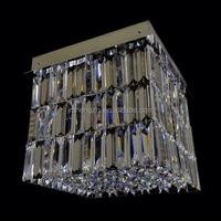 Lustre en cristal ovale argenté de luxe moderne encastré lumière blanche chaude lampe centrale pour villa décoration intérieure technologie CCT