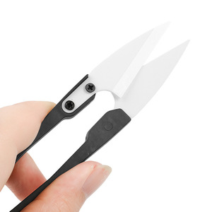 Dr. Giant Ceramic Embroidery Scissors V Shaped Stainless Steel Blade Home Use Tailor's Scissors - Product Image 4