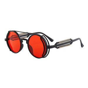 Gafas de Sol Deportivas Estilo Punk Steampunk, Gafas Redondas de Diseño para Hombre, Estilo Gótico, Protección UV400 para Mujer - Product Image 2