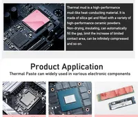 3KS 3K-NJ800 Gel thermique 6kV, pâte thermique pour le remplissage des interstices haute tension des alimentations électriques