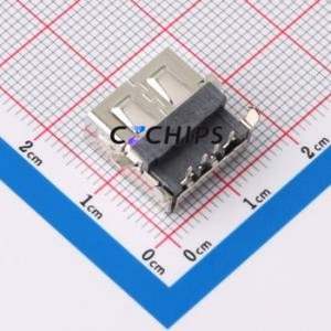 HJ-0327-4427-50A USB Connector Through hole Component (THT) Connector ( Mounting Type: Sink Board )( Number of Ports: 1 ) - Product Image 2
