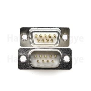 Nam nữ <span class=keywords><strong>RS232</strong></span> cổng nối tiếp 9 pin lắp ráp DB9 D-SUB nối vỏ nhựa DB 9pin Dsub cắm cho máy ảnh máy tính - Product Image 5