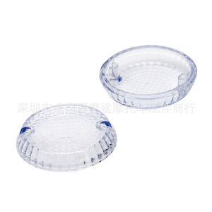 Carcasa de Intermitentes para Motocicleta Moshark Suzuki MT274-007, Cubierta Giratoria, Color Amarillo Transparente Ahumado, Par - Product Image 5