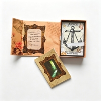 Impresión Personalizada de Alta Calidad, Baraja de Tarot Oracle al por Mayor, Cartas de Afirmación, Libro de Instrucciones, Cartas de Juego con Bordes Negros