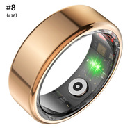Anneau intelligent R02 Original Nova Praise, tracker d'activité pour hommes, contrôle par application Android, moniteur de santé et étui de charge