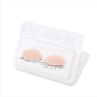 Paupières de remplacement pour perruque Lace Front, tête de mannequin en silicone pour la formation et la pratique des extensions de cils