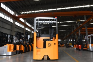 저렴한 가격 20-45mm 전기 도달 트럭 48V 3t 용량 착석 전기 지게차 팔레트 창고 용 스태커 화살표 통로 - Product Image 2