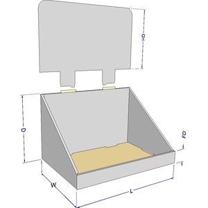 Xách tay Trọng lượng nhẹ xoay có thể gập lại tông hiển thị truy cập đứng cho son môi mỹ phẩm cử<span class=keywords><strong>a</strong></span> hàng bán lẻ PDQ thân thiện với môi - Product Image 4