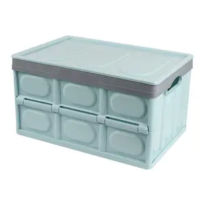Großer tragbarer zusammenklappbarer Aufbewahrungsbox für Reisen Picknick Multifunktion Kofferraum Organisierungs-Aufbewahrungsbox aus Kunststoff