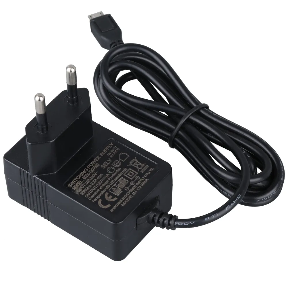 CE ROHS Certificado GS ac a dc LED controlador 12V 1A adaptador de corriente de la UE