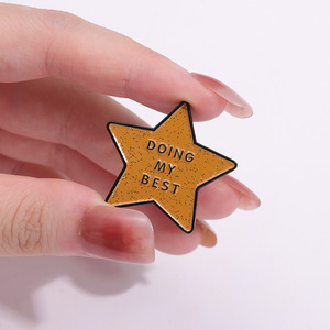 Alfileres de esmalte personalizados para niños y amigos, insignias de solapa con citas y joyas de metal divertidas, broches personalizados 'Didnot Get Drunk Today' - Product Image 6