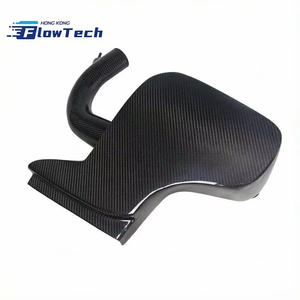 Système d'admission d'air froid FlowTech 100% fibre de carbone pour VW Golf MK7 1.4T EA211 2015-2021, nouveau filtre à haut débit, bouclier thermique - Product Image 3