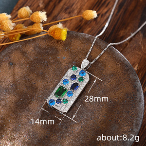 Collar con colgante geométrico para mujer, estilo vintage, joyería de moda, regalo para uso diario - Product Image 4