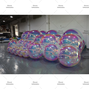 Boule miroir gonflable brillante avec pompe, personnalisable avec logo, en PVC, pour décoration - Vente flash - Product Image 3