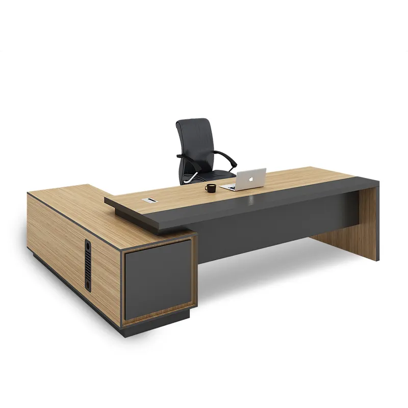 Moderner hochwertiger einzigartiger Stil Chef schreibtisch hochwertige hölzerne Büromöbel modulare Geschäfts-Büromöbel