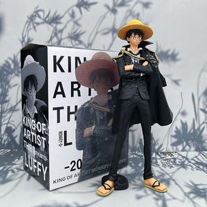 Figura de Luffy de <span class=keywords><strong>One</strong></span> <span class=keywords><strong>Piece</strong></span>, Edición del 20 Aniversario, 25 cm Figura de PVC de Anime, Rey Luffy con Capa Roja, Modelo Coleccionable - Product Image 3