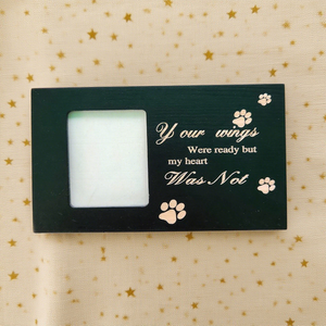 Роскошный деревянный ящик для пепел для домашних животных с фоторамкой - Product Image 5