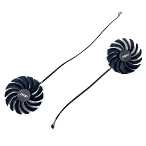 พัดลมวีดีโอการ์ด PLD10010S12HH 95มม. สำหรับ <span class=keywords><strong>MSI</strong></span> <span class=keywords><strong>GeForce</strong></span> <span class=keywords><strong>RTX</strong></span> 3070 3060 <span class=keywords><strong>3060Ti</strong></span> Ventus 2X OC RTX3060 RTX3070 RTX3060Ti GPU พัดลมระบายความร้อน - Product Image 3