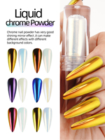 Offre Spéciale WT Chrome liquide métallique liquide de clou de Chrome pour la poudre d'ongle de Chrome d'ongles