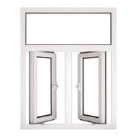 Ventana Abatible de Aluminio y Madera con Doble Acristalamiento y Mosquitera, Personalizada por CBMmart, para Ventanas Abatibles de Aluminio Estándar Australiano