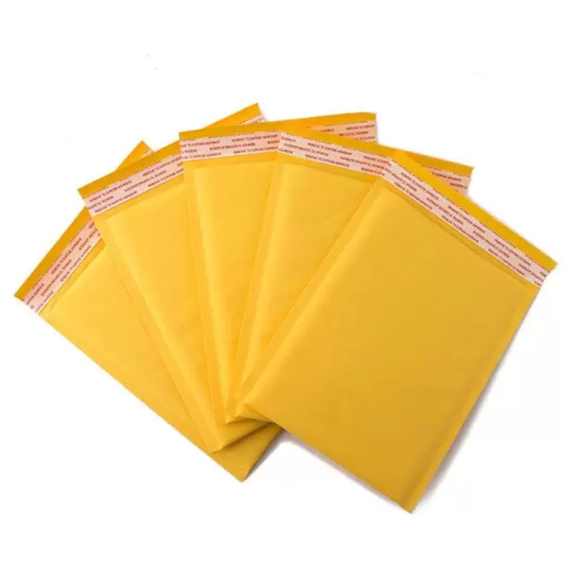 Novo forte adesivo impermeável moda bolha Envelope Mailing Bags plástico poli decorativo Kraft papel Bubble mailer