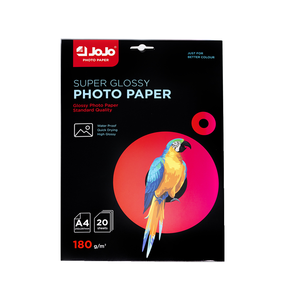 Jojo tùy chỉnh 180g A4 giấy ảnh sinh thái dung môi có thể in một mặt với bề mặt bóng - Product Image 3