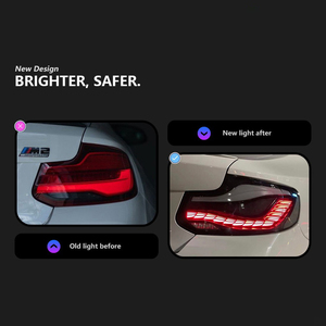 Luci Posteriori per <span class=keywords><strong>BMW</strong></span> Serie <span class=keywords><strong>2</strong></span> F22 F23 F44 F45 F46 F87, Fanale Posteriore a LED 220i 225i 228i M2, Luce Posteriore Dinamica con Indicatore di Direzione - Product Image 6