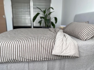 100% cotone 4pcs Lavorato A Maglia Set di Biancheria Da Letto A Maglia Letto Gruppo di fogli - Product Image 4