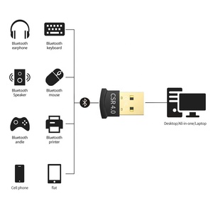 Doonjiey USB <span class=keywords><strong>Bluetooth</strong></span> CSR4.0 del transmisor del Dongle del adaptador <span class=keywords><strong>Bluetooth</strong></span> kit de coche <span class=keywords><strong>receptor</strong></span> de Audio para teléfono móvil de la <span class=keywords><strong>PC</strong></span> de la computadora portátil - Product Image 6
