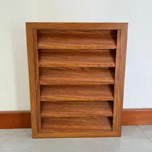 Perkebunan kayu shutter Eropa eksternal dapur Horizontal Bahama eksterior pintu Interior jendela Pvc 50 ramah lingkungan-