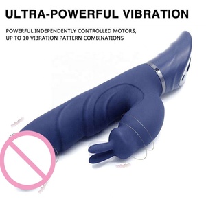 Vibradores de Dildo, Juguetes Sexuales para Mujeres, Dildos, Juguetes para Adultos, Vibrador de Conejo para Punto G, Estimulador Clitoriano de Silicona, Juguete Sexual - Product Image 2