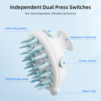 Brosse de Douche pour Chien OEM ODM 3-en-1 avec Pulvérisateur, Baignoire et Démêloir, Ensemble de Tuyau de Toilettage pour Chien à Commande Monomanuelle, Vente en Gros