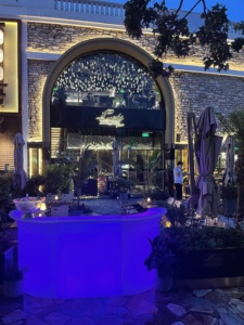 Bancone Bar con led incandescente bancone per pub ha portato alta qualità incandescente tavolo Bar per la decorazione del partito all'aperto - Product Image 4