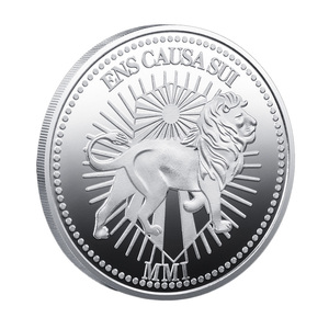 Moneda Conmemorativa de la Francmasonería con León y Diosa, Artesanía Metálica, ENS CAUSA <span class=keywords><strong>SUI</strong></span>, Colección Filosófica, Regalo, Recuerdo - Product Image 6
