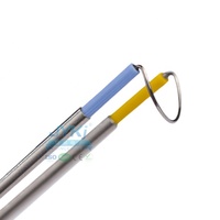 Électrodes bipolaires médicales Pt90Ir10 à disque de base, boucle de découpe, électrodes de vaporisation, électrodes bipolaires urologiques JYDZ PtIr-2