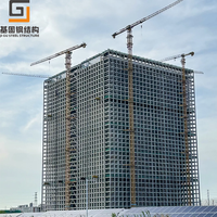 Estructura de Acero Galvanizado Resistente para Edificios de Gran Altura, Estructura Metálica de Larga Duración para Edificios Urbanos de Gran Altura en el Centro de la Ciudad