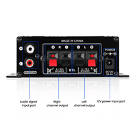 Équipement de sonorisation audio AK270 Mini Audio Amplificateur de puissance stéréo à 2 canaux Portable Sound AUX Input Speaker Amp for Car Home