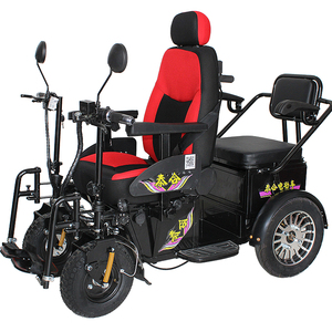 <span class=keywords><strong>Fauteuil</strong></span> roulant électrique cross-country à double siège 1000W avec jambe de levage électrique pour personnes handicapées - Product Image 1