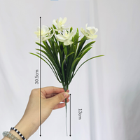 Bunga Freesia Buatan Tahan Air, Bunga Palsu untuk Dekorasi Pernikahan, Dekorasi Meja, Dekorasi Rumah, Perlengkapan Pesta, Pasokan Grosir
