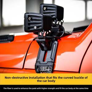 Soporte para Pilar A de Tank 300 para Wrangler, Soporte para Foco y Luz Antiniebla para Capó, Accesorios de Modificación de Apariencia - Product Image 4