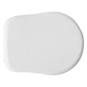 Siège de toilette pour cuvette de toilette Kerasan Retro, forme 10, blanc, longueur 50,5 cm - Product Image 1