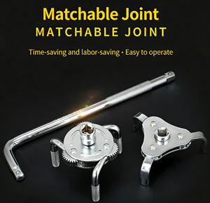 Clé à <span class=keywords><strong>filtre</strong></span> à <span class=keywords><strong>huile</strong></span> à 3 mâchoires ronde et plate 4/4,1/4,3 pouces 65-110 mm/65-130 mm pour démontage de <span class=keywords><strong>filtre</strong></span> à <span class=keywords><strong>huile</strong></span> - Product Image 5